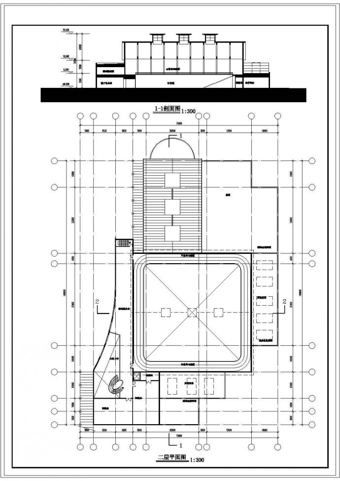 吉林省博士后公寓详细设计施工cad图纸_图1