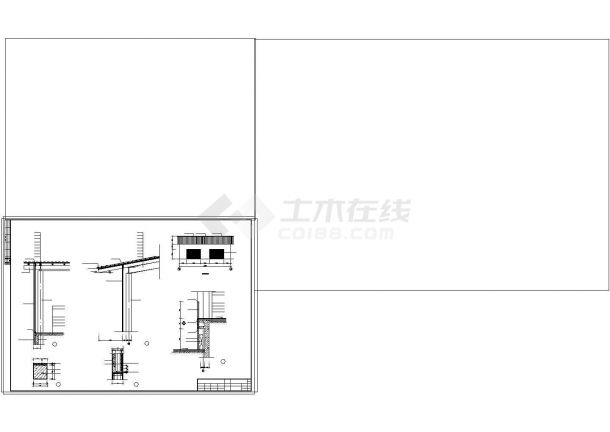 近百种墙身装修施工cad图纸-图一