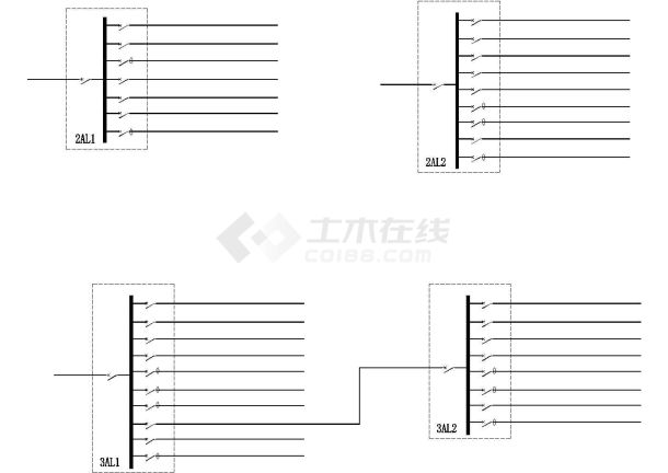 某南方某多层电信办公楼电气图-图二