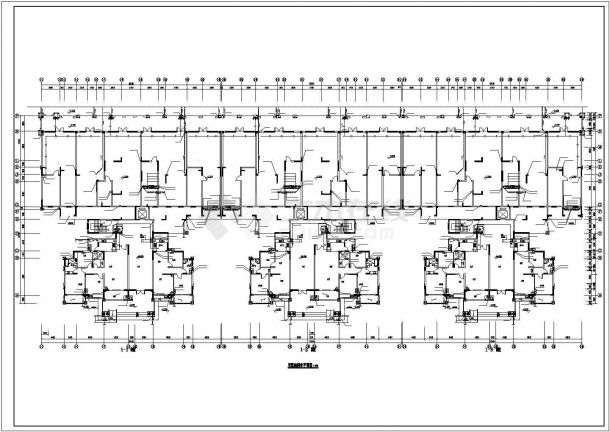济宁市某小区9层框架结构住宅楼全套给排水设计CAD图纸-图一
