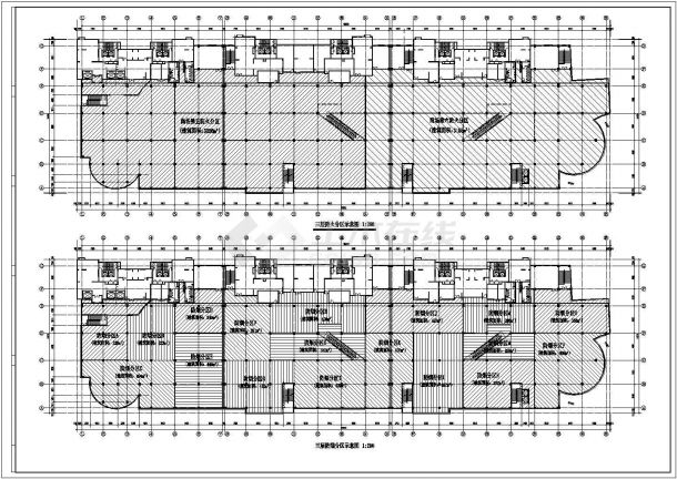 天津商场建筑设计全套cad图纸（包含建筑施工说明）-图一