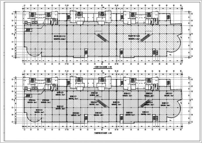 天津商场建筑设计全套cad图纸（包含建筑施工说明）_图1