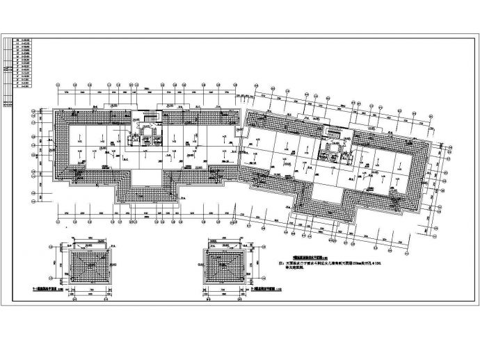 西安市祥和花园小区14层框架结构住宅楼给排水设计CAD图纸_图1