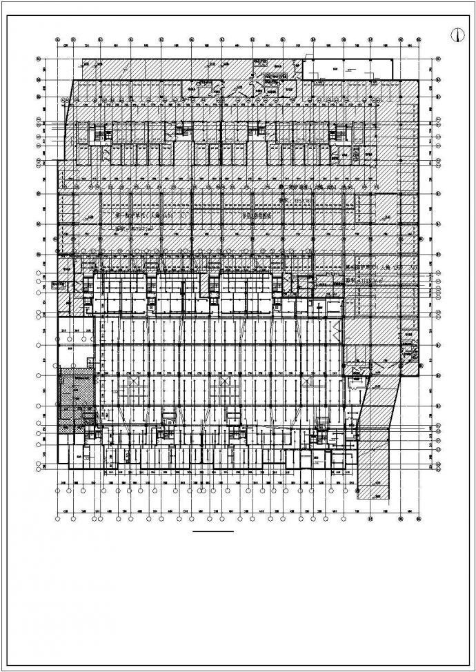 兰州市某小区3900平米地下停车库全套给排水设计CAD图纸_图1