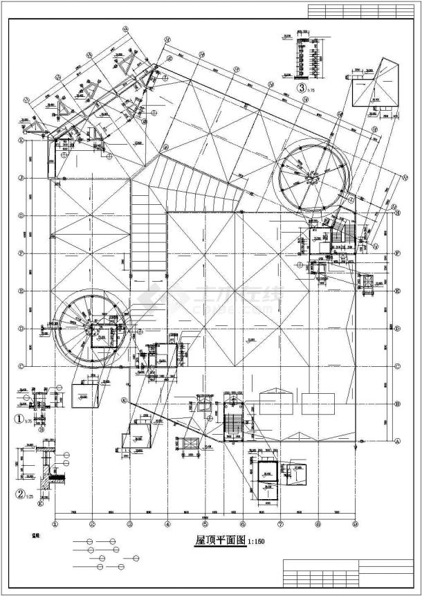 某20160平方米五层商场电气设计cad图纸方案-图一
