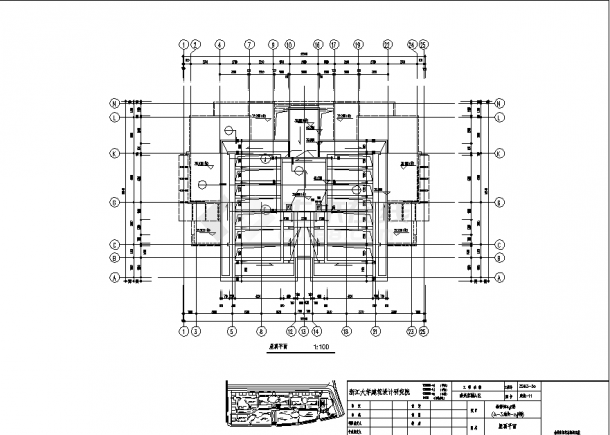 扬州四套小高层住宅楼建筑设计施工cad图纸（含说明）-图一