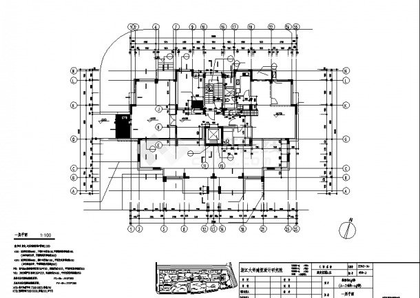 扬州四套小高层住宅楼建筑设计施工cad图纸（含说明）-图二
