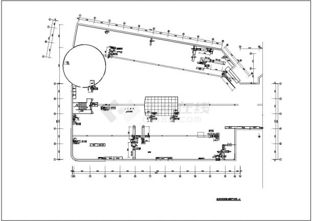 四层商场购物中心空调通风排烟系统设计cad施工图（甲级设计院设计）-图一