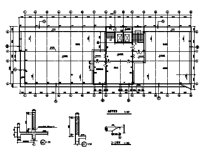 土木工程毕业设计_三套多层医院大楼最新整理资料合集毕业设计(含计算书，建筑图、结构图)-图一