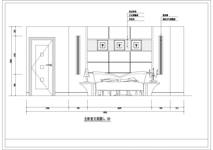 成都市滨江西路某小区高档别墅天气装修设计CAD图纸_图1