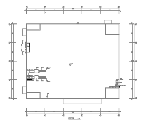 某二层带地下室生活馆空调通风施工cad图_生活馆空调施工_图1