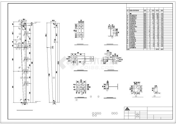厂房设计_某公司机械钢结构厂房工程设计CAD施工图纸-图一