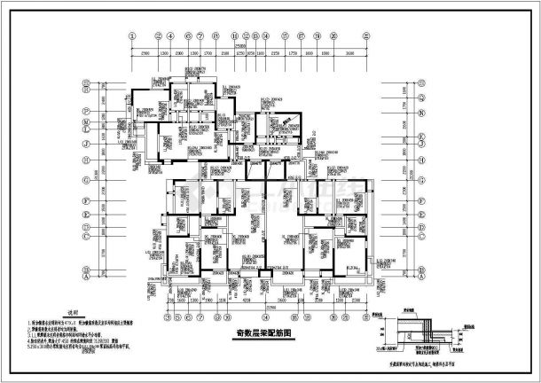 某18层剪力墙住宅结构设计施工图-图二