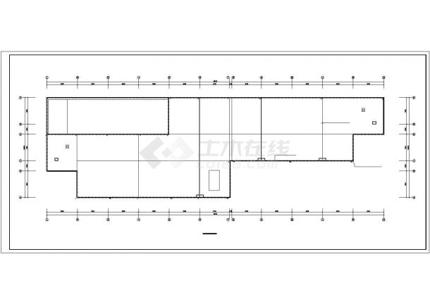北京某建筑大学4层框架教学楼全套电气系统设计CAD图纸-图一