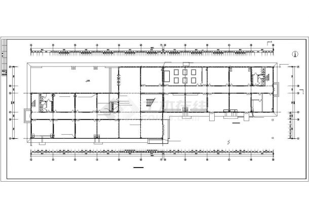 北京某建筑大学4层框架教学楼全套电气系统设计CAD图纸-图二