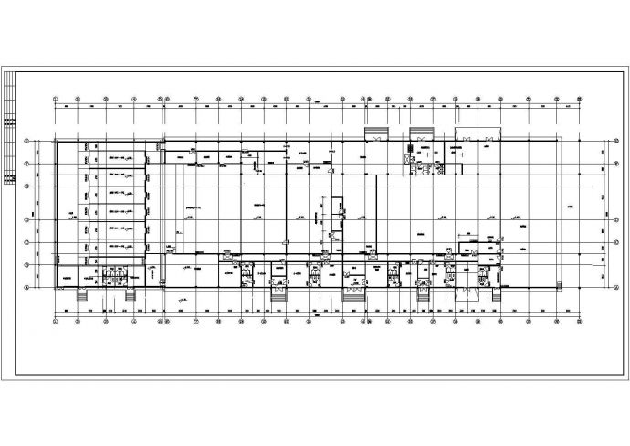 某地大型食品厂房结构施工图纸_图1