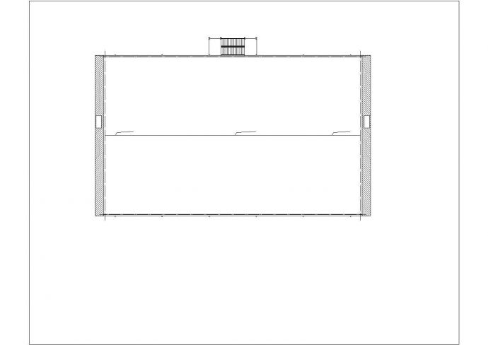 3755平方米三层钢框架结构商场建筑施工cad图(含毕业设计)_图1