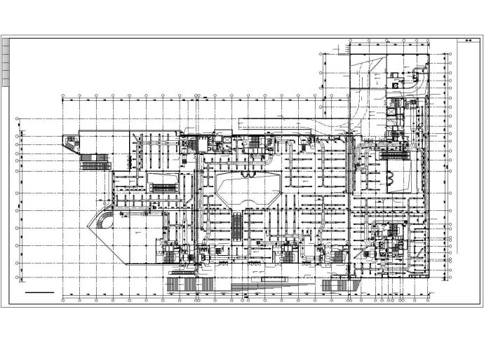 综合性商场及住宅楼空调及通风排烟系统设计cad施工图_图1