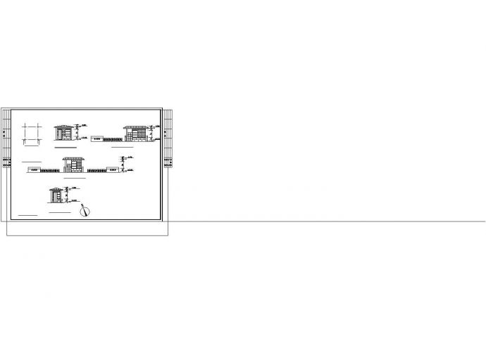 某城市娱乐会所建筑工程设计cad图纸（含做法说明）_图1