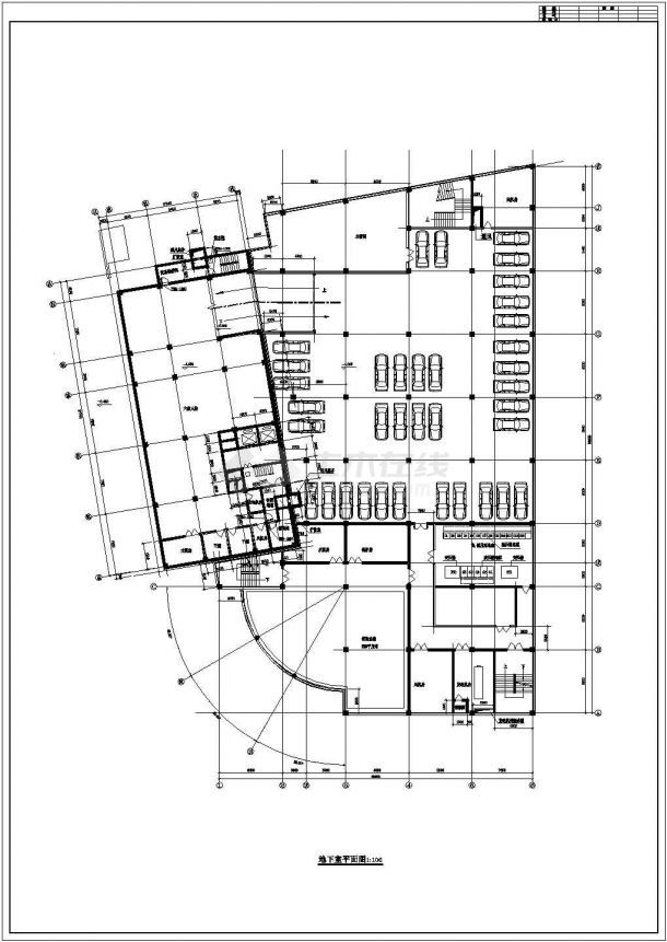 某地大型商场建筑设计方案图（共9张）-图二