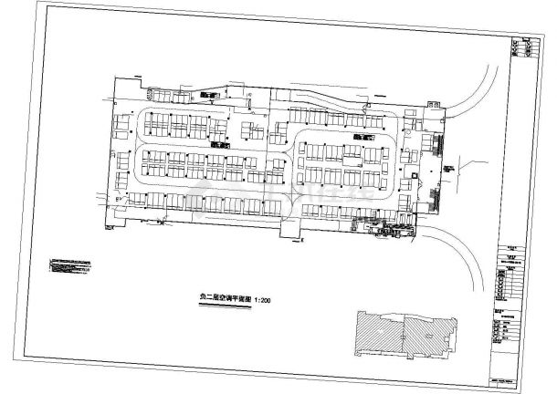 [长沙]地下商场空调通风全套施工设计图，含设计说明-图一