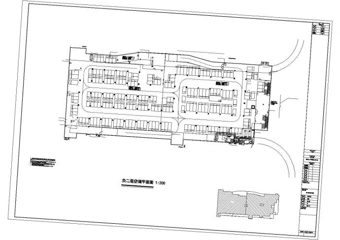 [长沙]地下商场空调通风全套施工设计图，含设计说明_图1