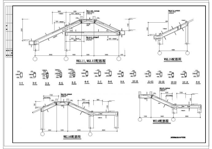 某6层带阁楼住宅结构设计CAD施工图_图1