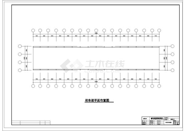 厂房设计_安徽某公司钢结构工程厂房CAD施工图-图二