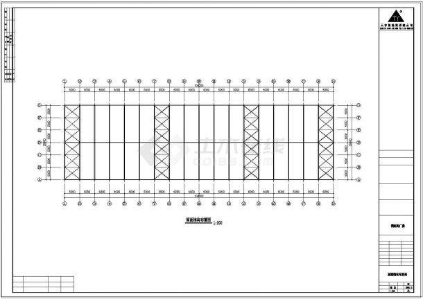 厂房设计_安徽某厂房结构设计CAD施工图-图二