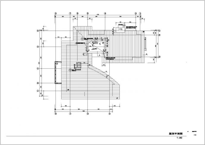某二层框架结构豪华型别墅设计cad全套建施图（甲级院设计）_图1