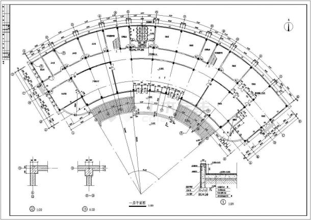 某集团办公楼建筑设计CAD图-图一