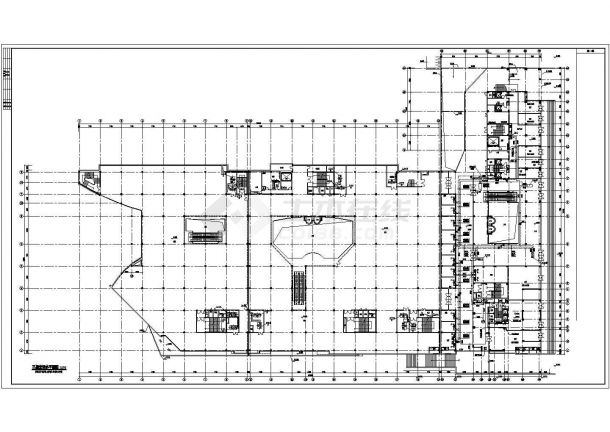 某综合性商场及住宅楼空调及通风排烟系统设计施工图（含说明及水系统图）-图一