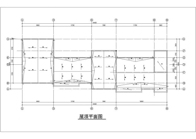 某三层办公楼建筑设计CAD图纸_图1