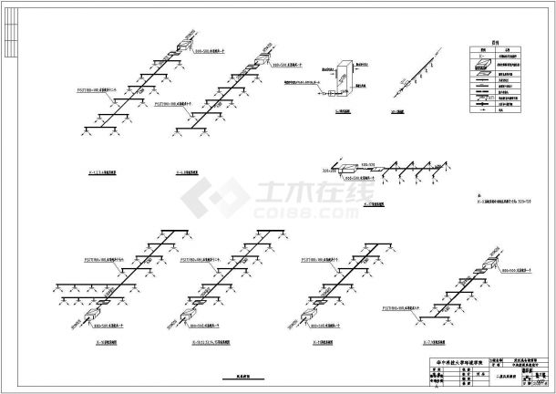 某仓储商场（23788㎡）中央空调整套系统设计cad施工方案图（含总平面，含经济技术指标）-图一