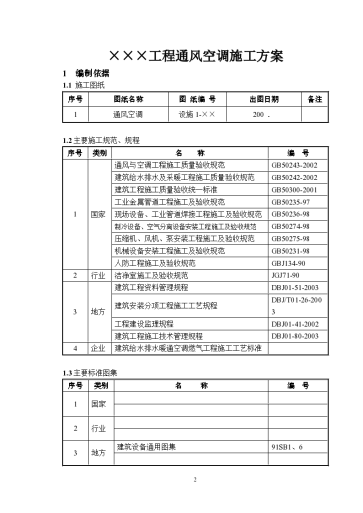 重庆万州区某住宅楼通风空调工程施工组织设计方案-图二