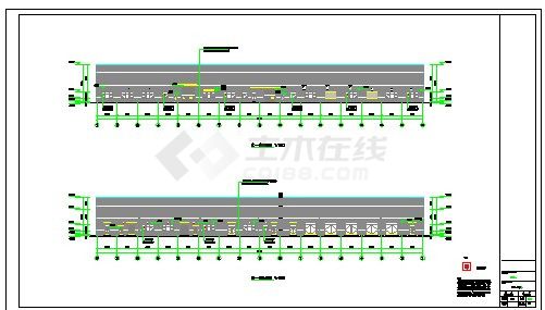 汽车零部件门式刚架_框架结构全套施工图-图一