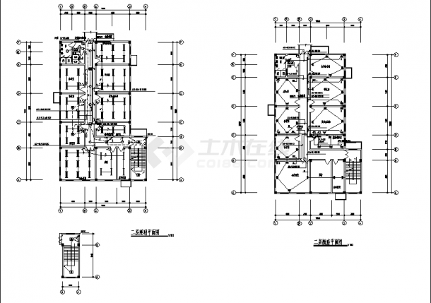 安徽省三套医院门诊楼电气系统设计施工cad图纸（含说明）-图二