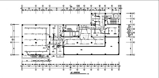 贵州五套医院门诊楼电气系统设计施工cad图纸（含说明）-图一