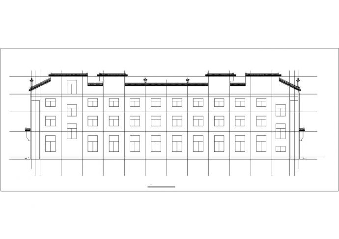 成都某休闲山庄3层框架结构高档酒店建筑设计CAD图纸_图1