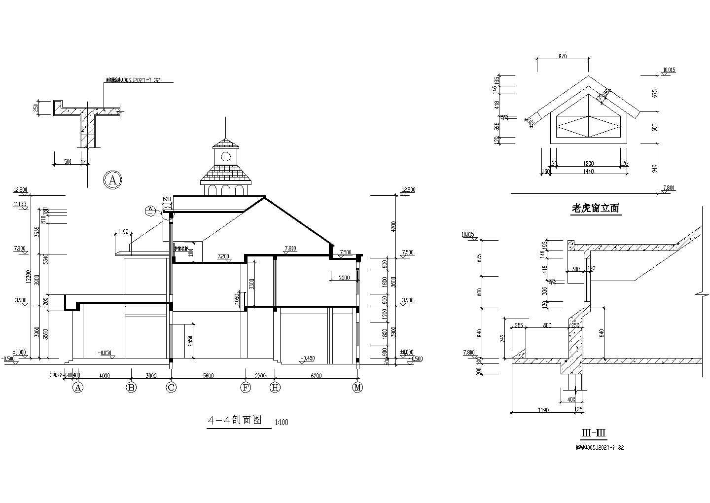 某现代山庄会馆建筑全套设计施工方案CAD图纸（含设计说明）