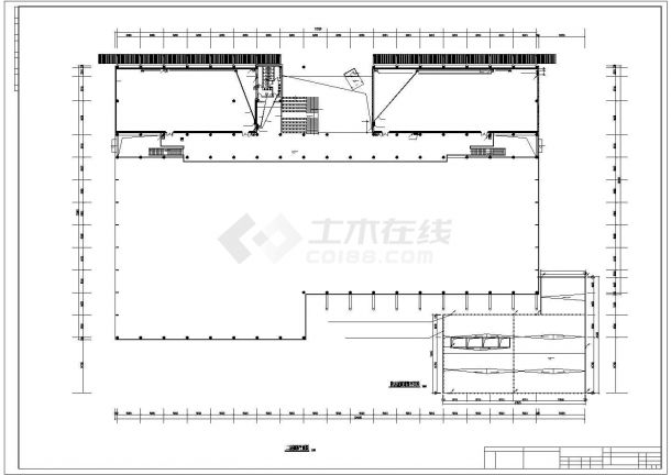 北京某大学2层框架结构体育中心全套电气系统设计CAD图纸-图一