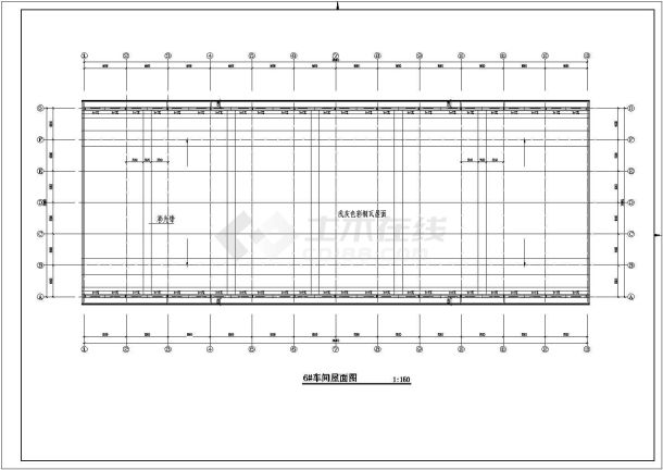 某地工业厂房建筑结构施工方案图纸-图一