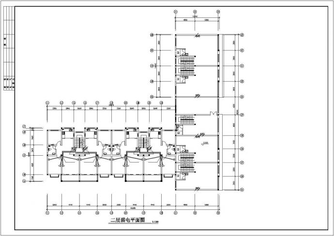 2760平米6层砖混结构民居住宅楼全套电气设计CAD图纸（含阁楼）_图1