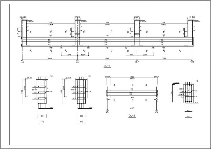 9层框剪结构宾馆结构施工图（CAD、37张）_图1