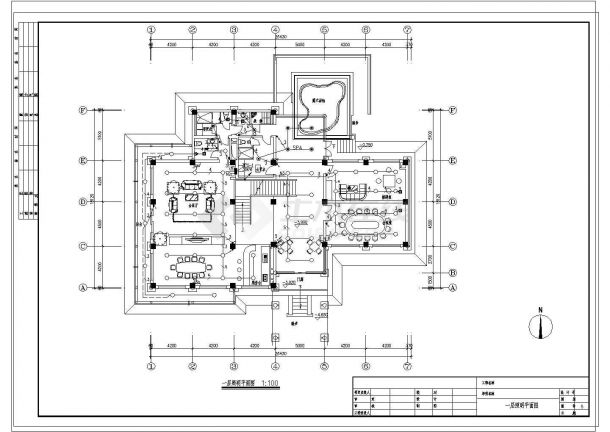 精美宾馆电气系统设计CAD参考图-图二