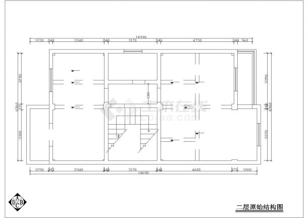 衢州市某别墅区4层高档别墅全套装修设计CAD图纸-图二