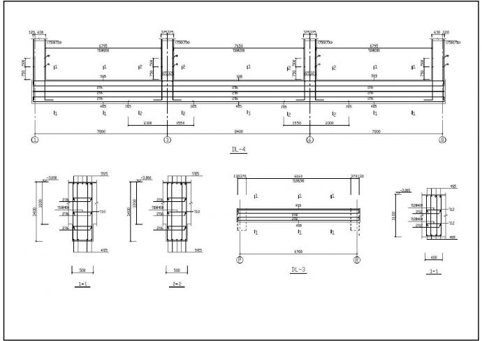 13层框架剪力墙结构宾馆结构施工图(CAD、37张）_图1