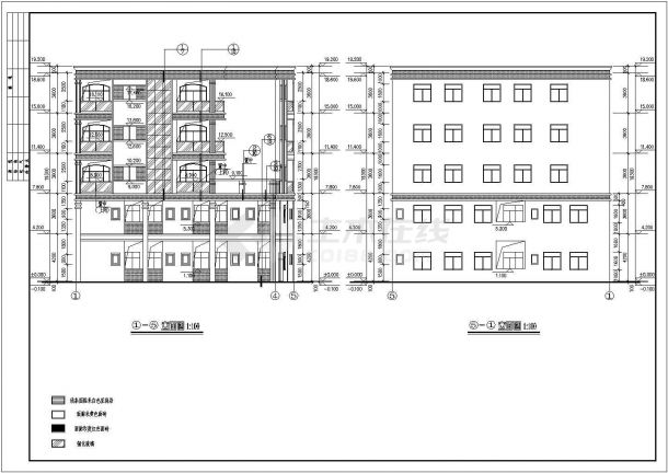 某住宅出租屋建筑设计施工全套方案CAD图纸（含设计说明）-图一