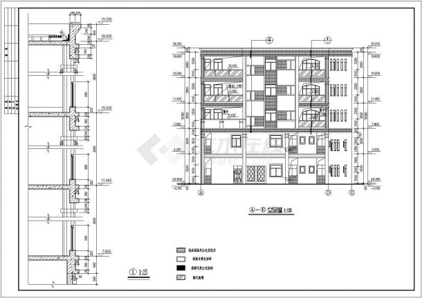 某住宅出租屋建筑设计施工全套方案CAD图纸（含设计说明）-图二