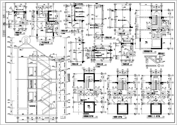 某住宅楼建筑设计施工全套方案CAD图纸（含设计说明）_图1